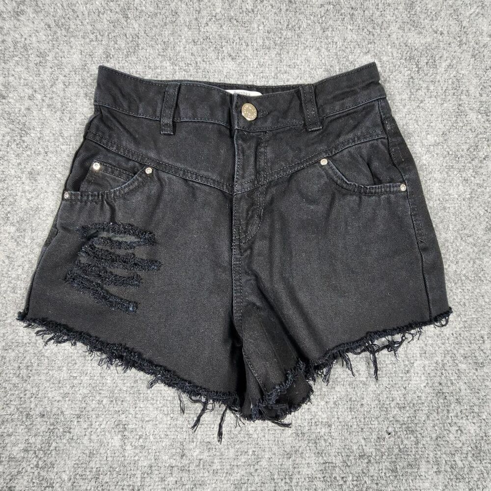 Bershka Women's Black Shorts